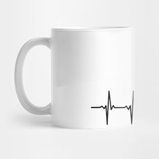 Archery Heartbeat Bow And Arrow Pulse Archer Mug